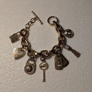 Michael Kors Gold Charm Bracelet